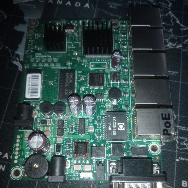 MESIN Mikrotik เครื่องยนต์/pcb rb450g โบนัส rb751u-2hn
