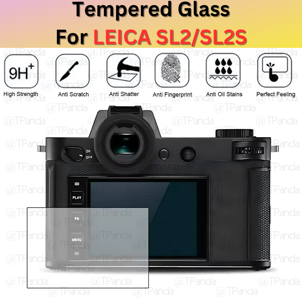 LAYAR LEICA SL2 SL2S กระจกนิรภัยป้องกันหน้าจอกล้อง Anti-Scratch LCD กล้อง SL-2 SL-2S