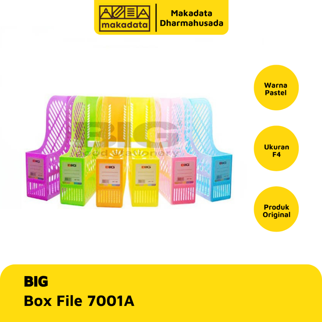 BIG 7001A PASTEL FILE BOX (1 ชิ้น)