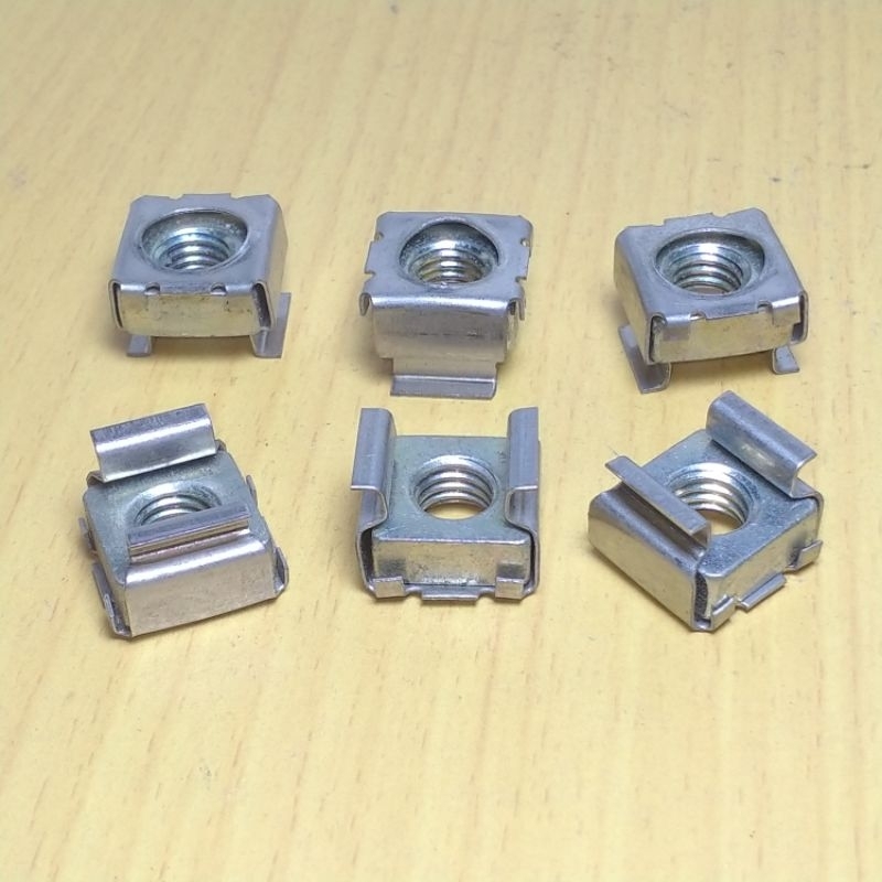 น็อตแร็คเซิร์ฟเวอร์ตัวแข็ง M8 pitch 1.25