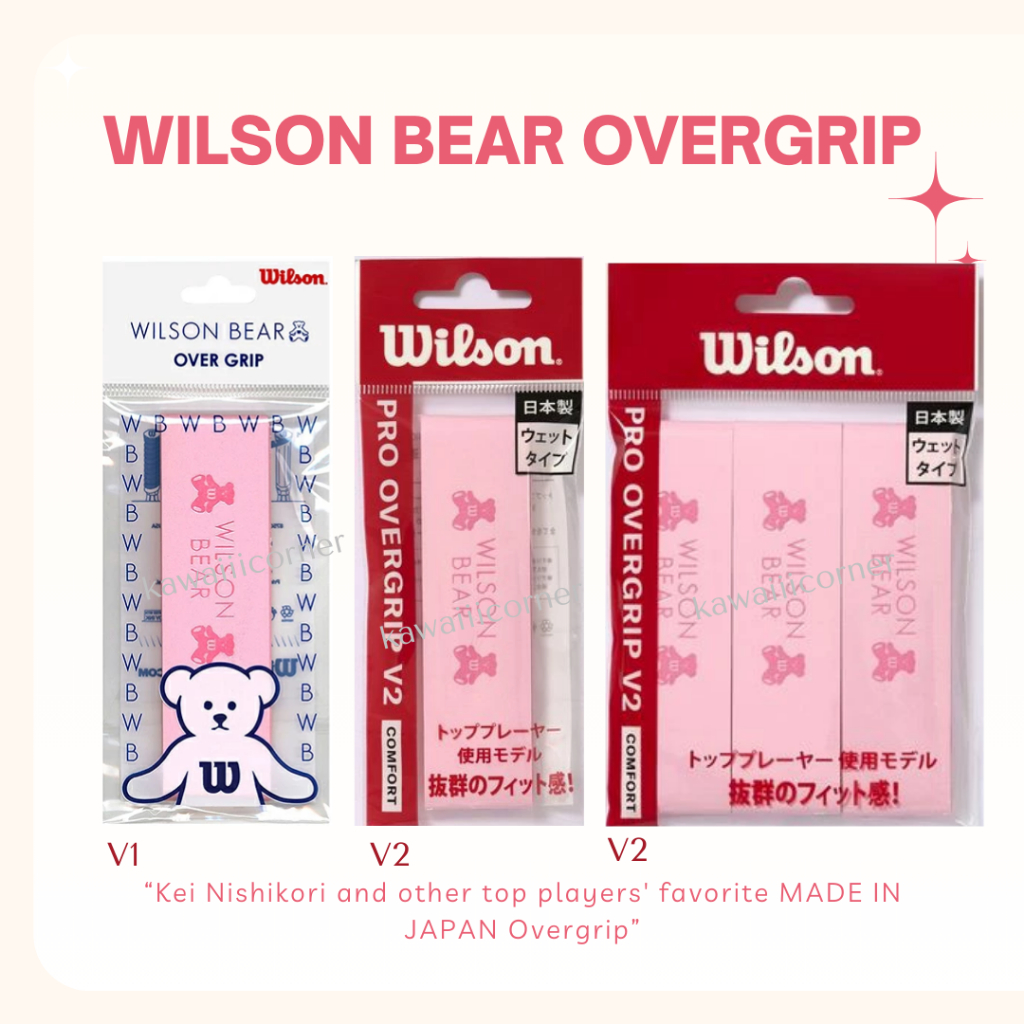 Wilson Bear Overgrip / Pro Overgrip / กริปไม้เทนนิส