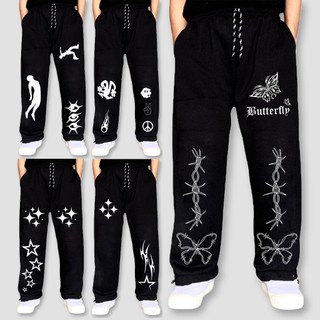Celana Baggy Pria Skena Gombrong Fleece Tebal Premium Unisex