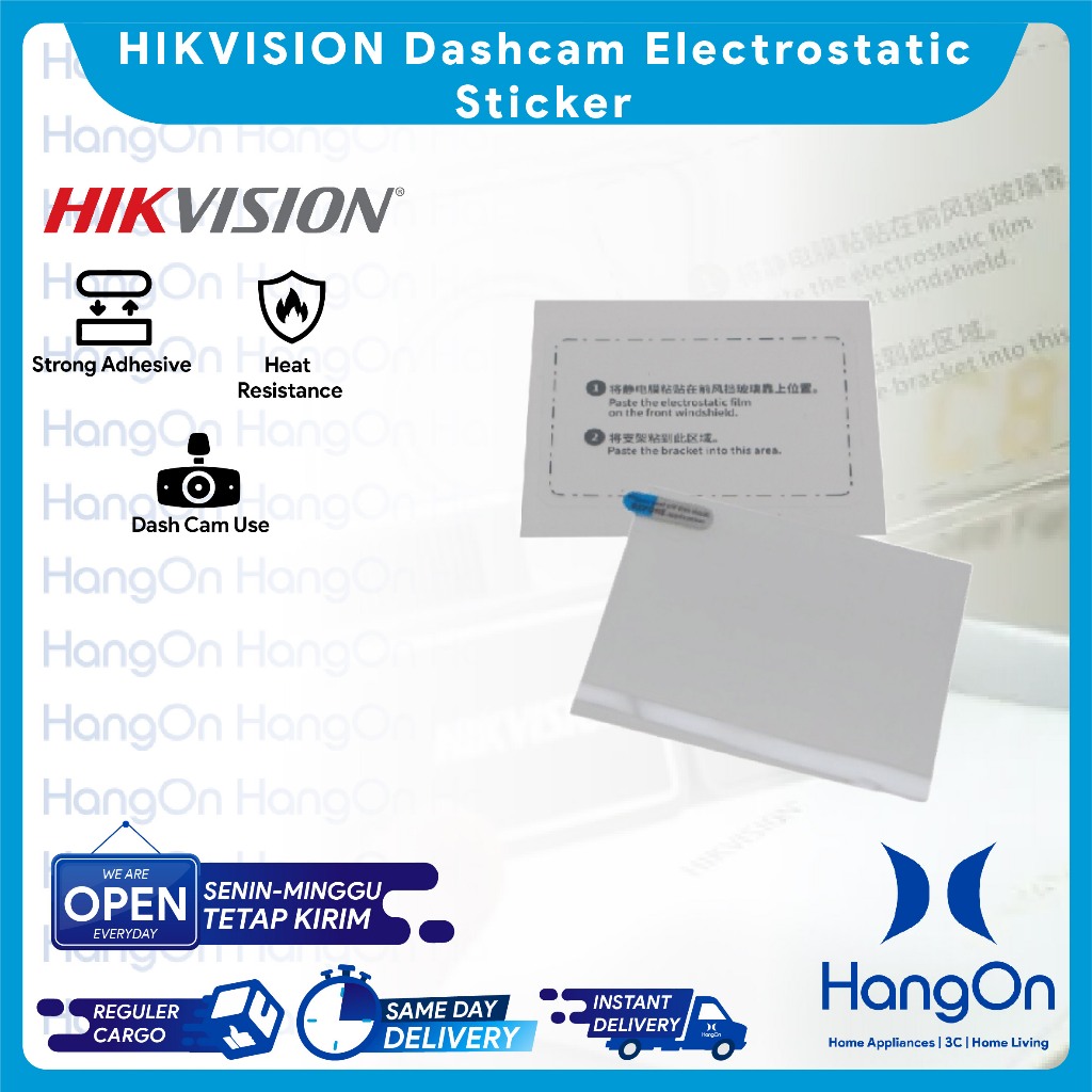 HIKVISION รถ Dashcam สติกเกอร์ไฟฟ้าสถิตฟิล์มกาวทนความร้อน, ที่วางที่ปลอดภัยสําหรับกล้องของคุณรถ Dash