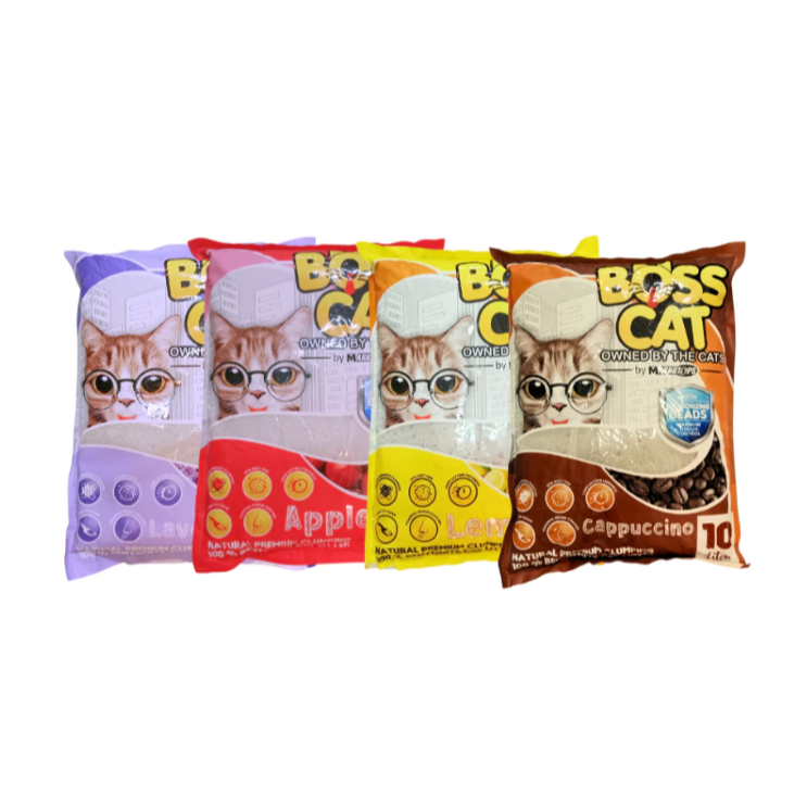 BOSS CAT 10 Litter Clumping Cat Litter / Boss Cat Litter 10 ลิตร