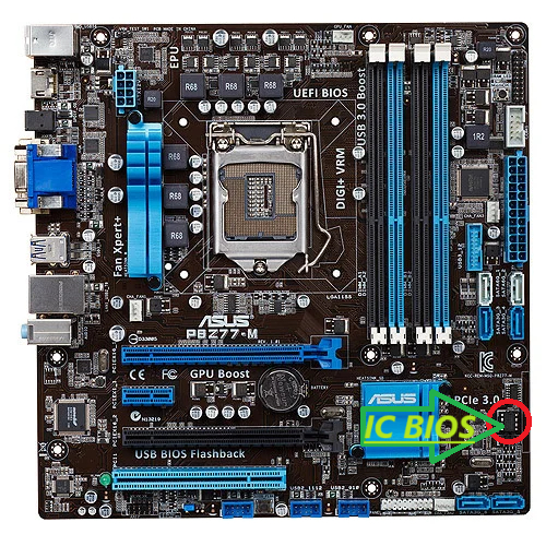 ไอซี BIOS Asus P8Z77-M