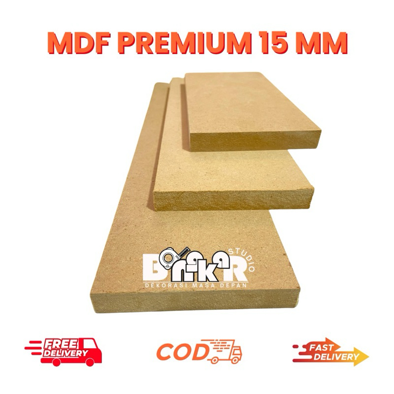 พรีเมี่ยมน้ําตาล MDF 15MM THICKNESS