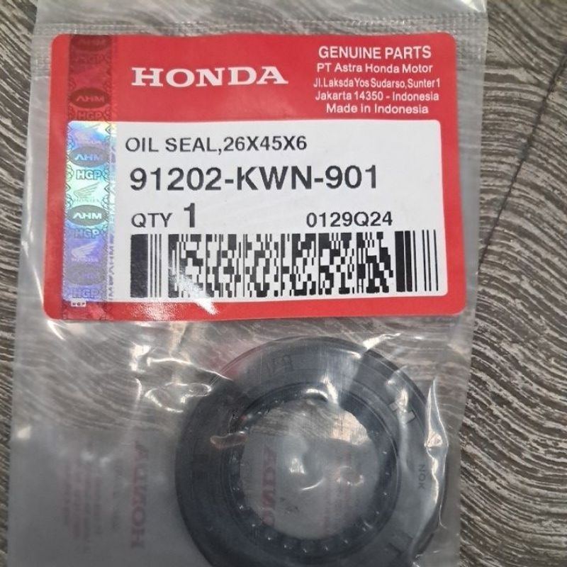 ซีลครูก As Vario 125, Vario 150, PCX AM ส่วนเดิม 91202KWN901