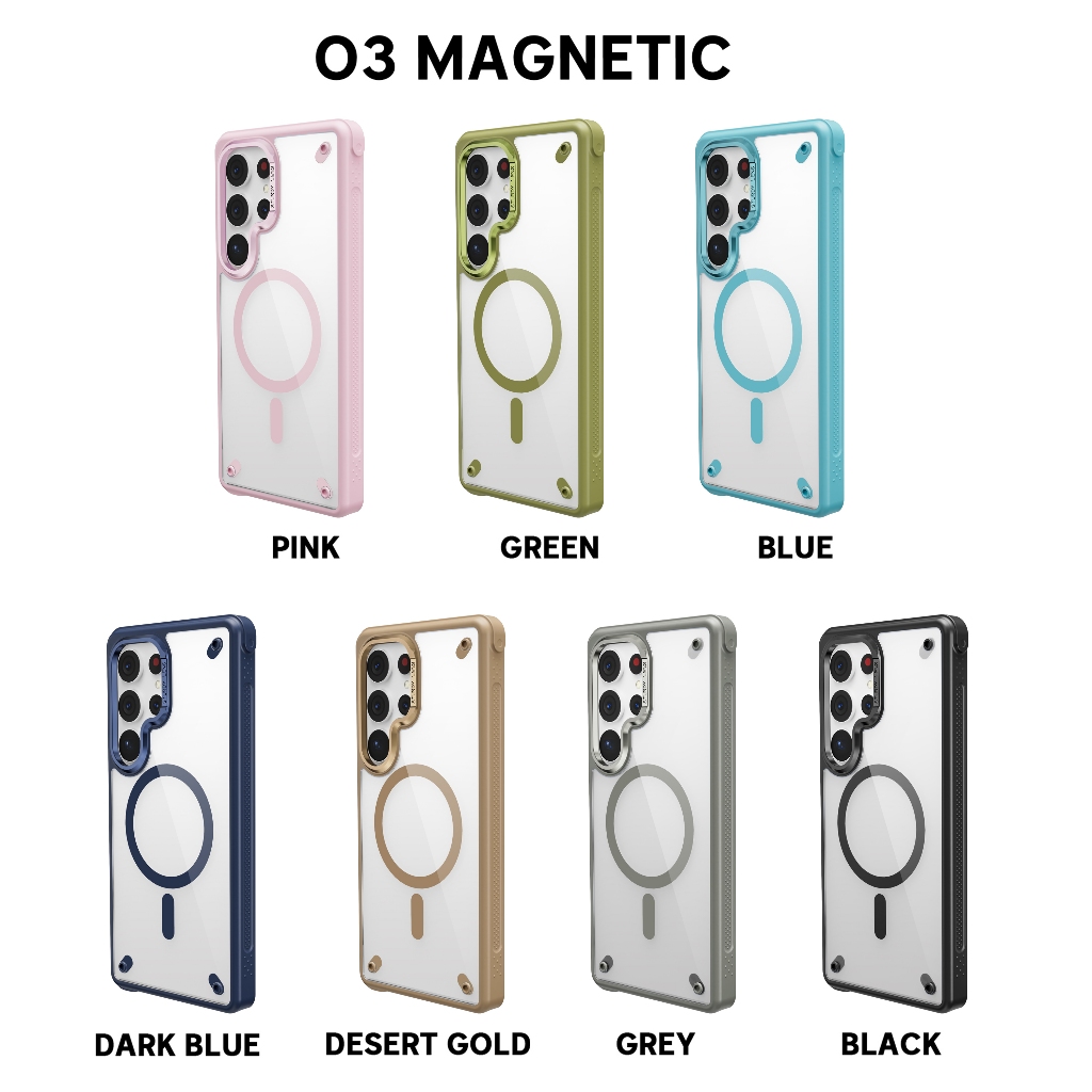 O3 เคสแม่เหล็กสําหรับ Samsung s25 s25 plus s25 ultra