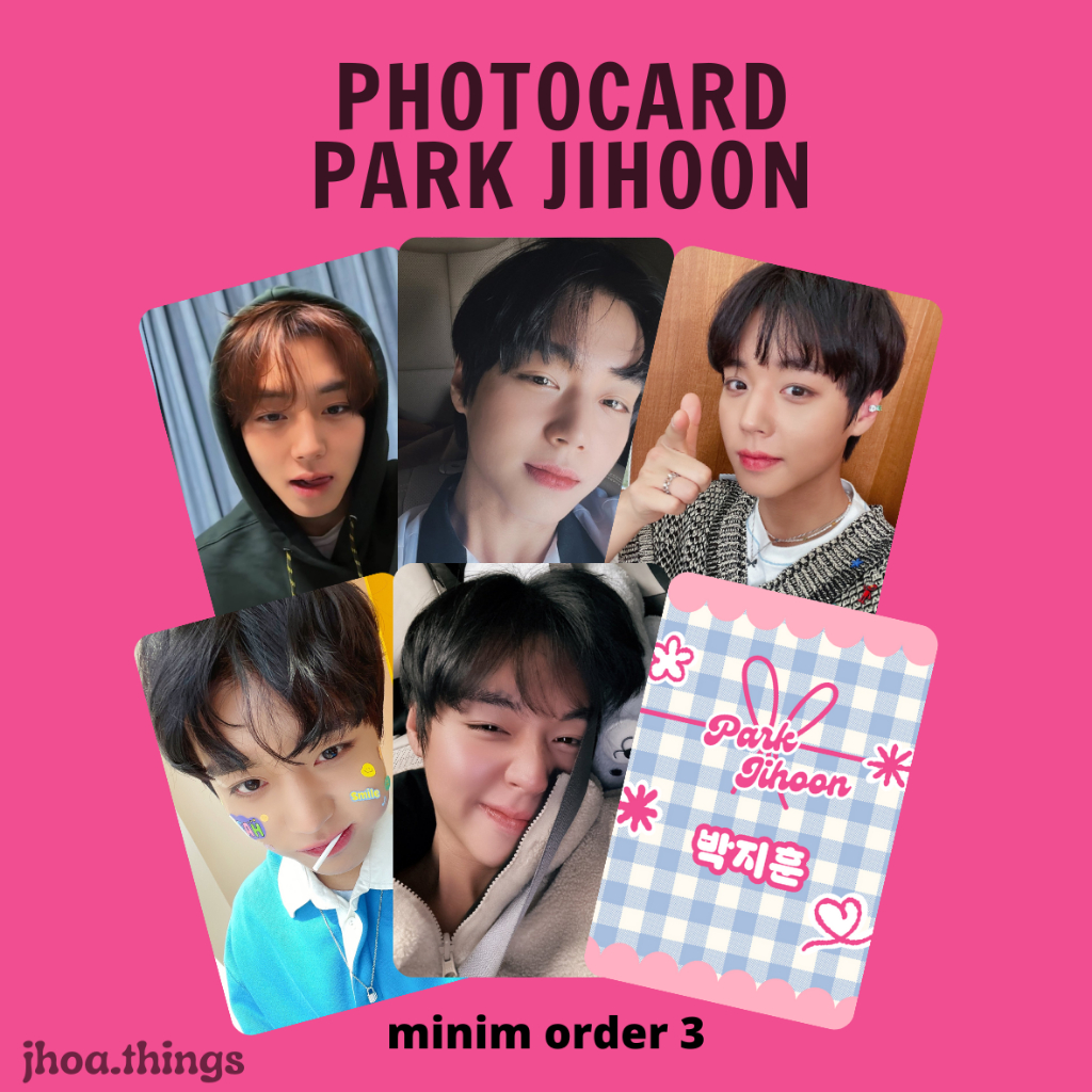 [UNOFFICIAL] Photocard PARK JI HOON JIHOON WANNA ONE GODUCER101 ACTOR KOREA WEAK HERO CLASS