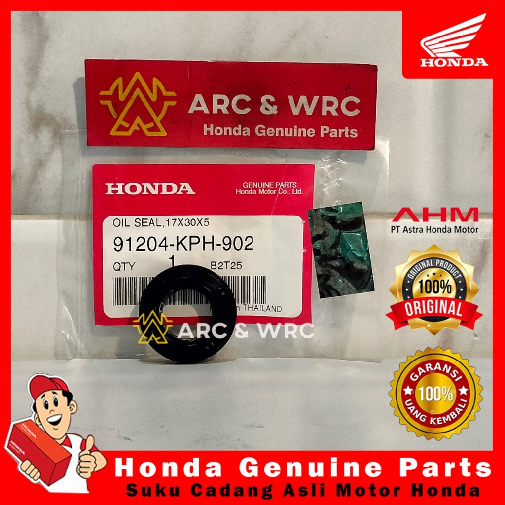 ซีลน้ํามัน 17X30X5 X37X20 – Honda New Supra X 125 FI // 91204KPH902