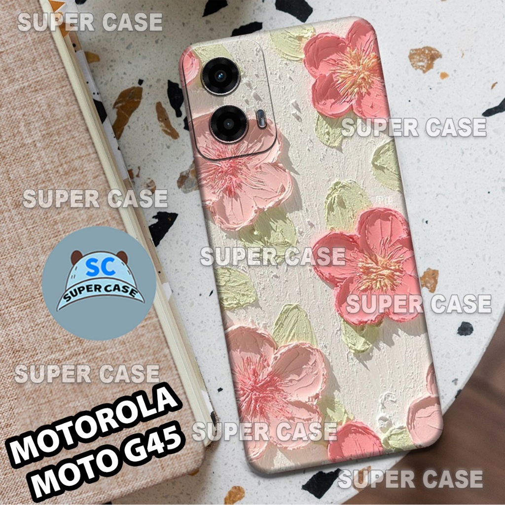 (Q8) Procamera Softcase สําหรับ HP MOTOROLA MOTO G45 ล่าสุด | ดอกไม้ MOTIF | เคส MOTOROLA MOTO G45 |