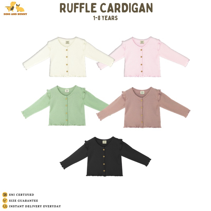 RUFFLE CARDIGAN - BOHOPNA - Girls Outerwear - CARDIGAN สําหรับเด็ก