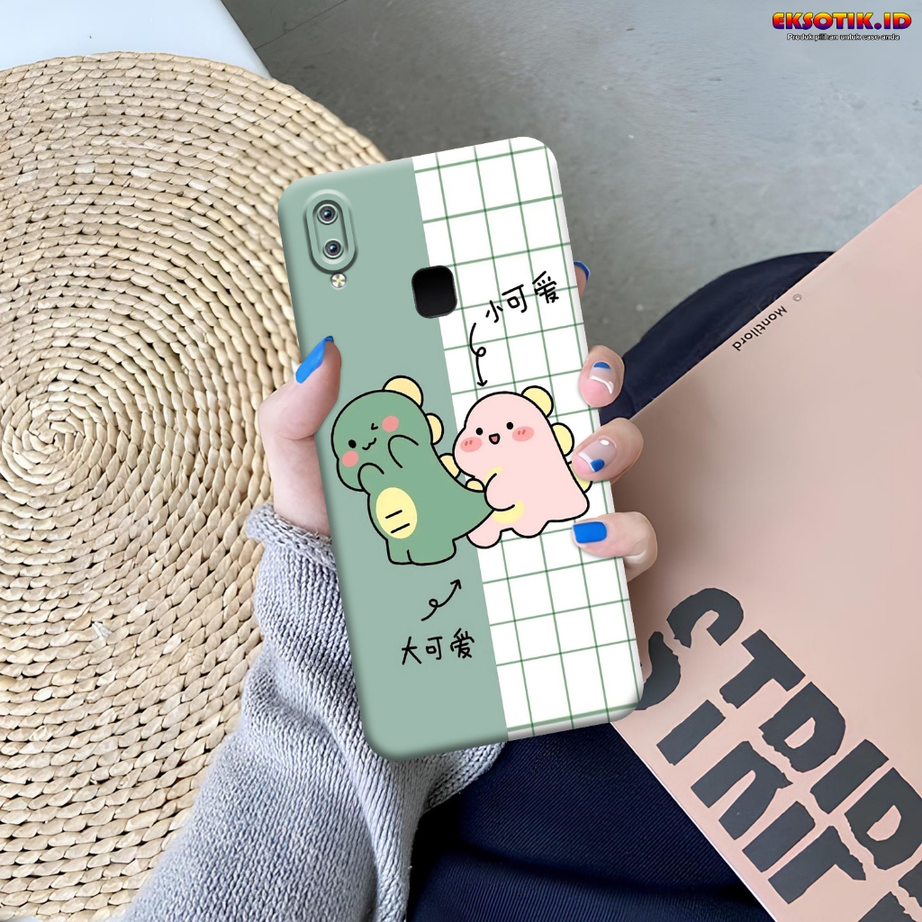 เคส HP VIVO Y91 Y93 Y95 - Eksotik.id - VIVO Y91 Y93 Y95 Casing - CUTE DINO Case - โทรศัพท์มือถือ Ski