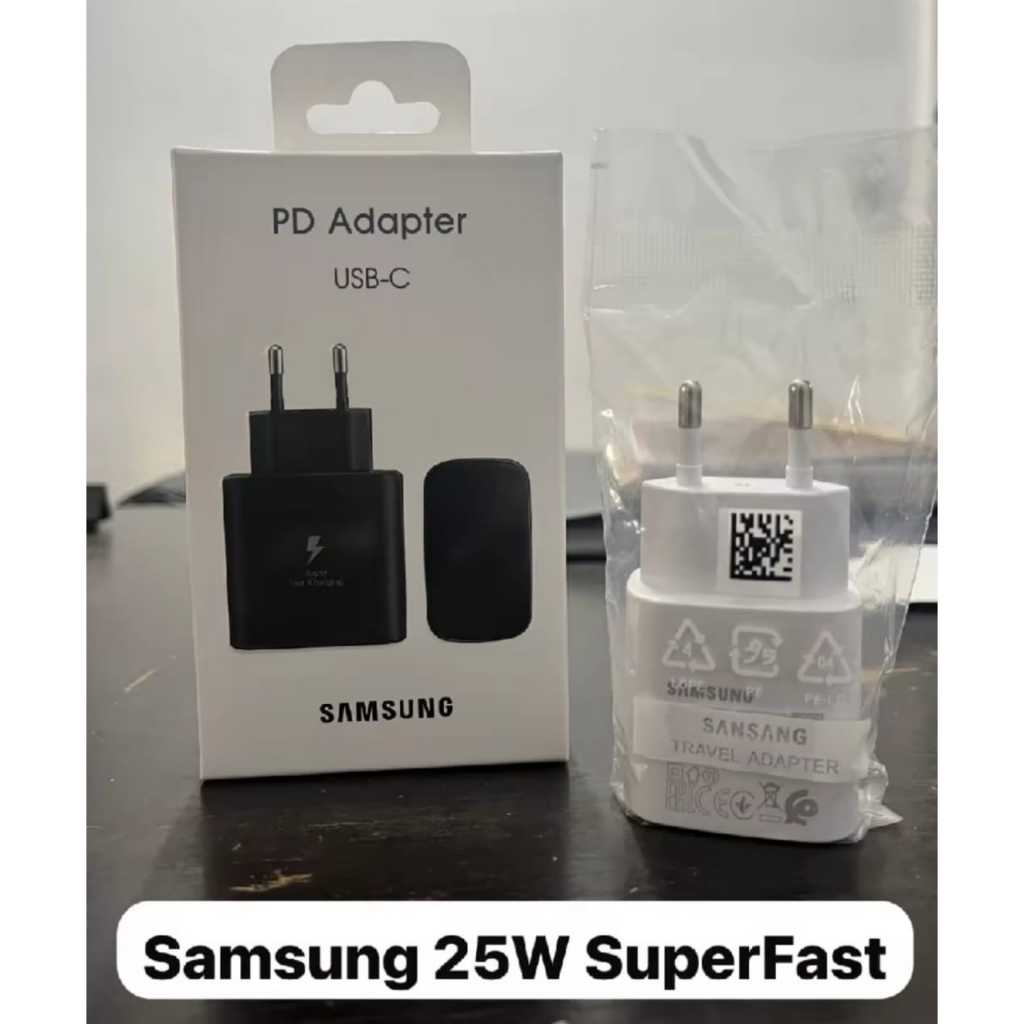 VB ORIGINAL - SAMSUNG 25W BATOK / ADAPTER SUPPORT FAST QC 3.0 EP-TA800 ORIGINAL 100%