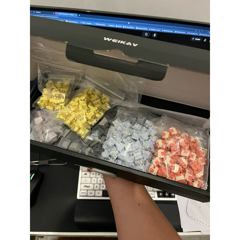 Switch Rogue - ถอด Weikav WK68 - Thacky - สวิตช์เท่านั้น