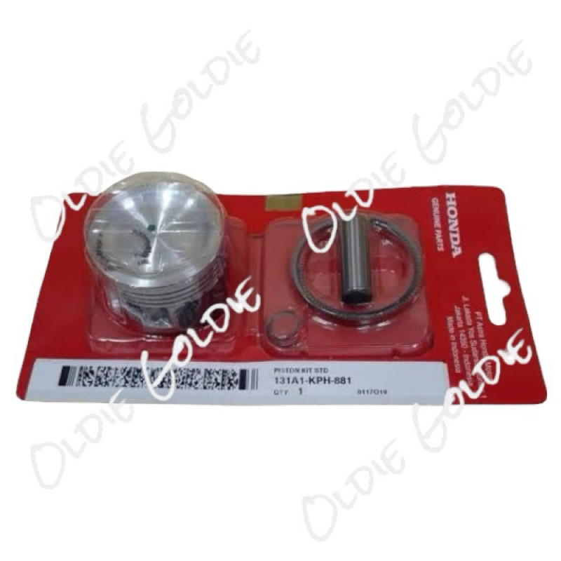 131A1-31A2-131A3-131A4-131A5-KPH-881 ชุดลูกสูบ Seher แหวนปากกา Karisma Kirana Supra X 125 Old Batman