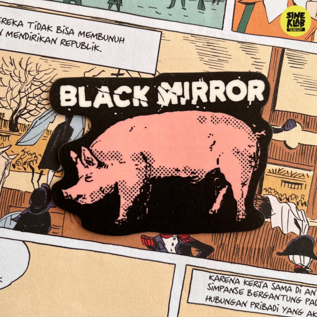 Sineklab - BLACK MIRROR Sticker - Film / Movie / Cinema / Series / Laptop Sticker Edition