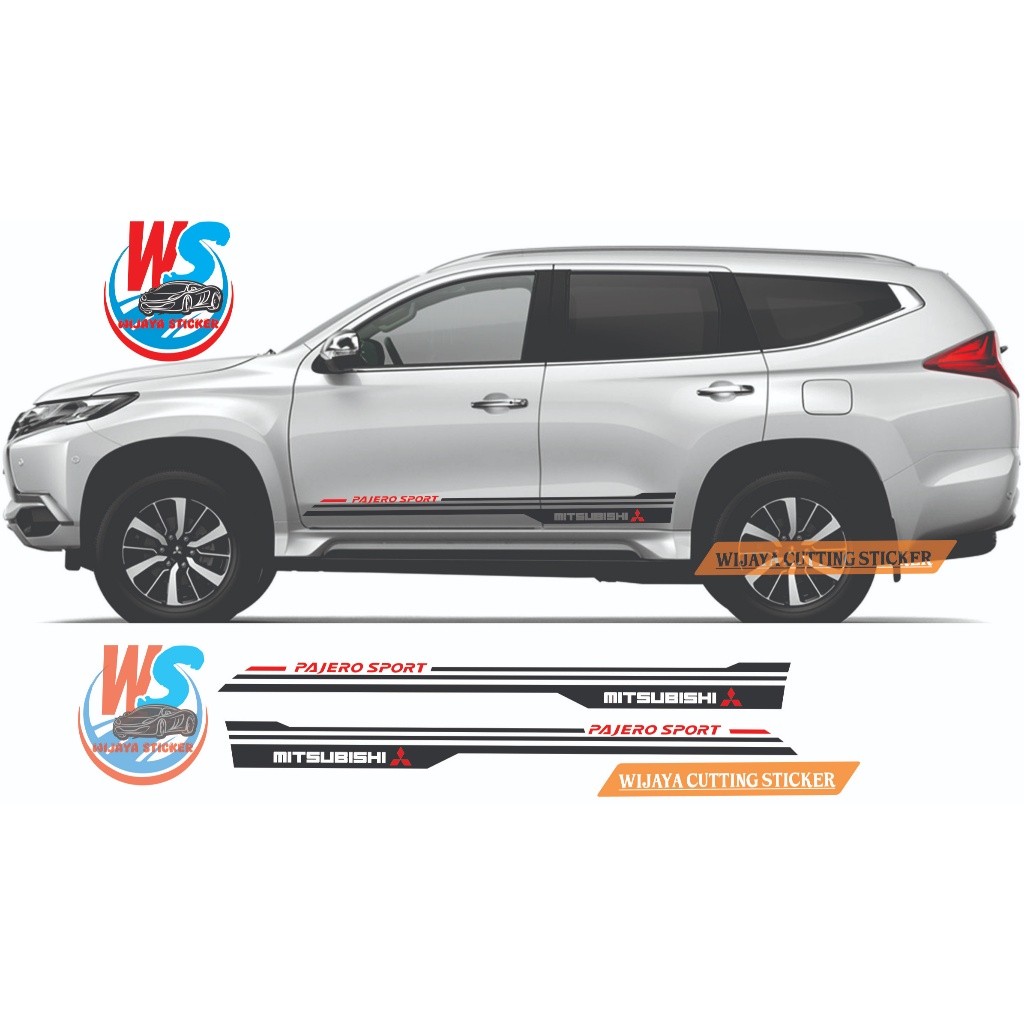 สติ๊กเกอร์ Mitsubishi Pajero Sport สติ๊กเกอร์ Pajero dakar สติ๊กเกอร์ Pajero Sport