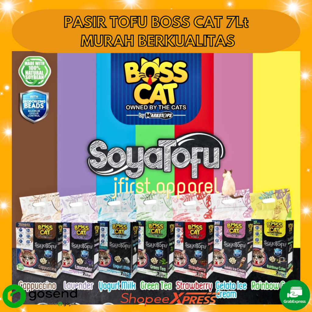 QUALITY 7L BOSS CAT TOFU SAND || TOFU BOSS CAT 7 ลิตร