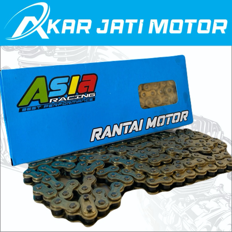 GOLD RACING CHAIN 415H-128 415-112 HSBT RACING CHAIN PNP TO GEAR SSS 415 TIN ORIGINAL