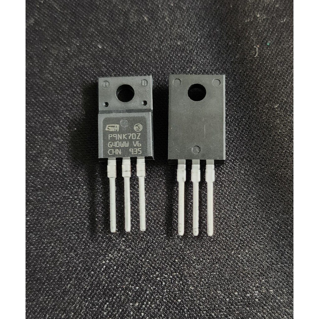 ทรานซิสเตอร์ ST P9NK70Z STP9NK70Z 9NK70Z N-Channel MOSFET 700V 1Ohm 7.5Amp 115W Equation P9NK70ZFP -
