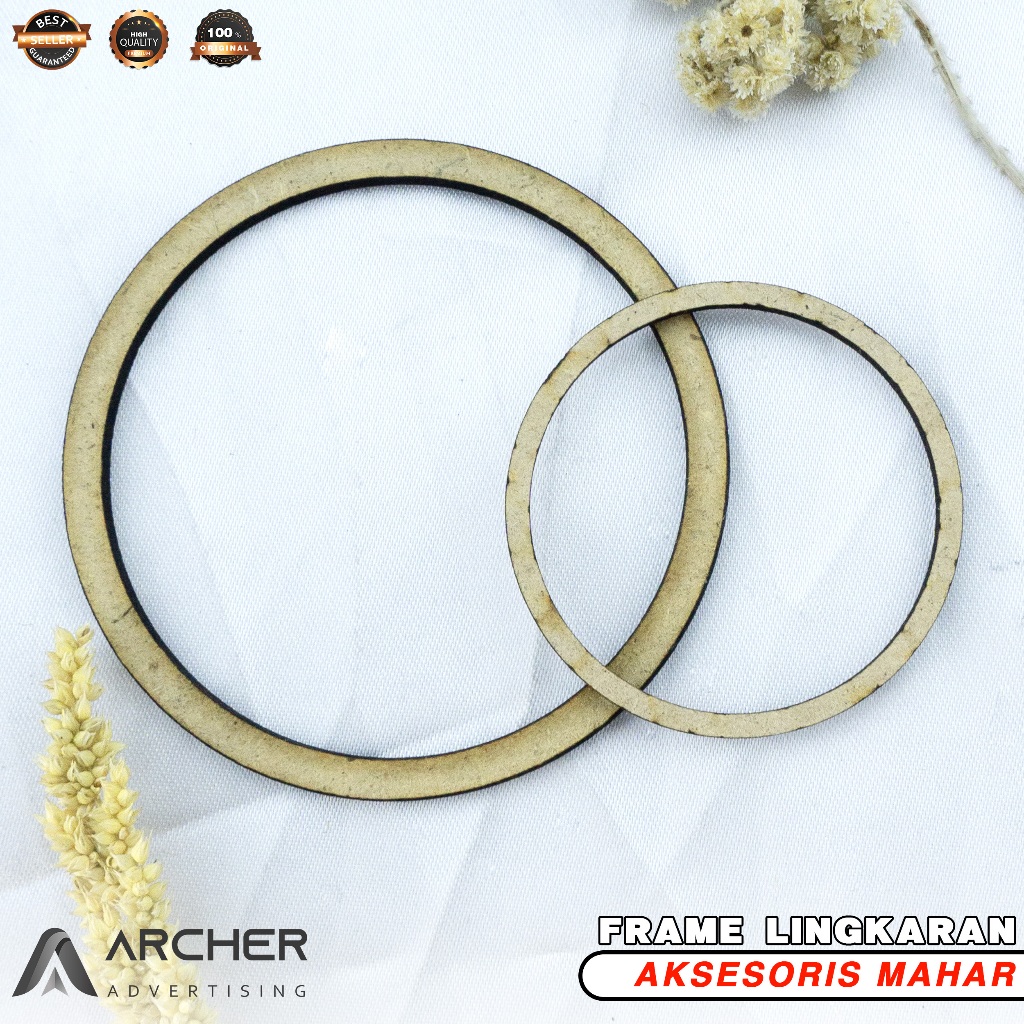 PLYWOOD / MDF DECORATIVE CIRCLE FRAME