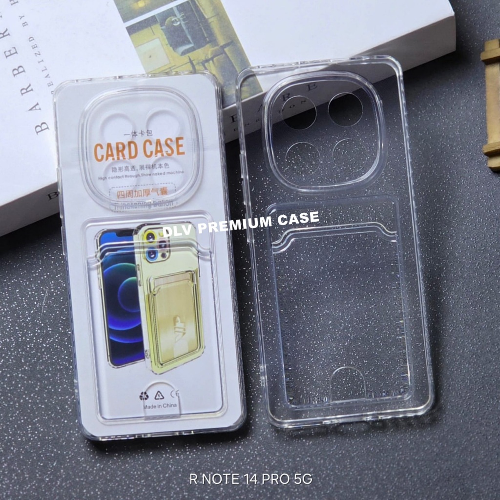 POCO X7 5G SOFTCASE CARD CASE CLEAR CARD SLOT CASE POCO X7 5G
