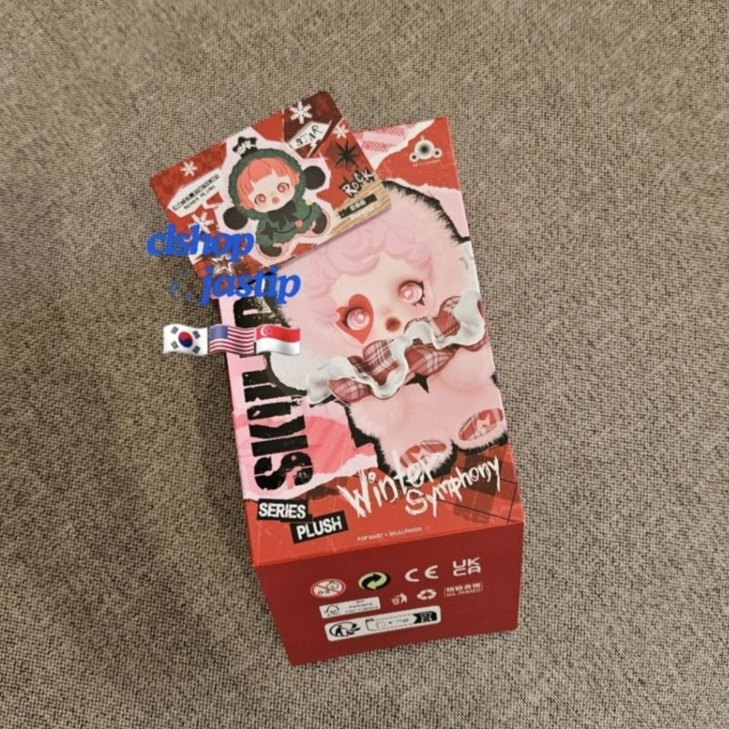 Popmart Skullpanda Winter Symphony | Pop Mart Skull Panda Partita พวงกุญแจตุ๊กตาพวงกุญแจ