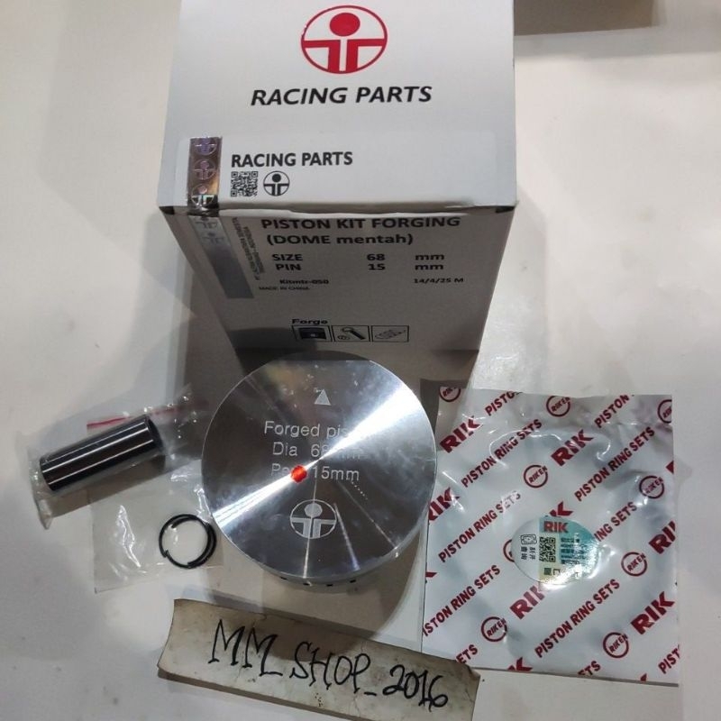 PISTON KIT FORGED FORGING RAW 58 60 66 70 PIN 15 ITI RACING PARTS