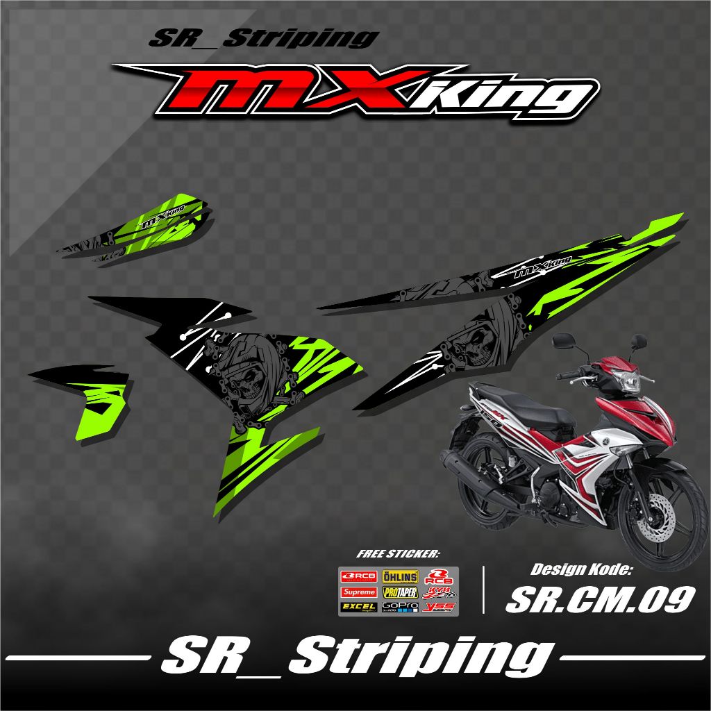 Mx King 150 Striping / Mx King Variation / Mx King 150 / Mx King 150 Sticker / Mx King 150 Motorcycl