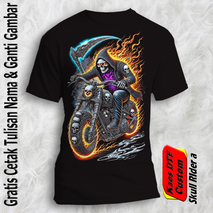 เสื้อยืด Skull Rider
