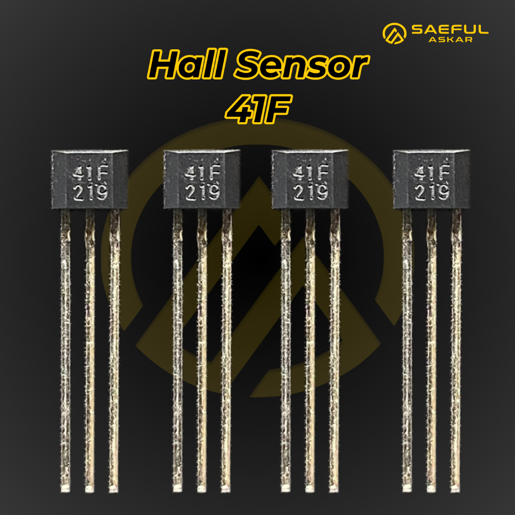 ทรานซิสเตอร์ Hall Sensor 41F SS41F OH41 S41 ขายส่ง 100 ชิ้นสําหรับจักรยานไฟฟ้า Dynamos และ Molis