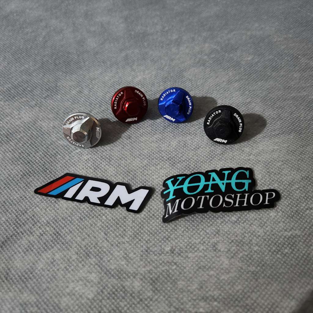 HONDA FULL CNC ARM ARUMI RADIATOR WATER DRAIN CAP