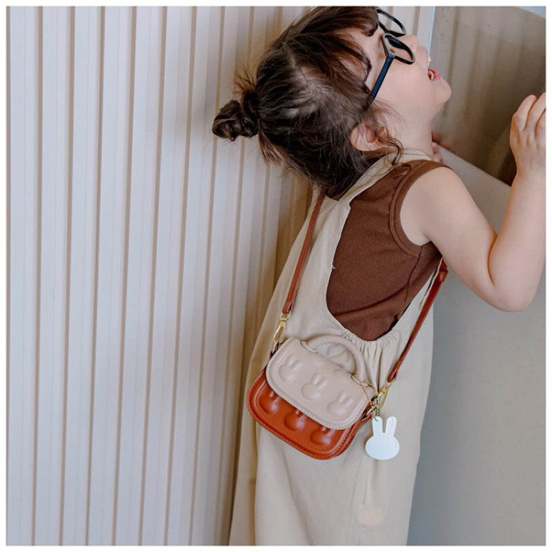 (ZB014) ZUNO KIDS | กระเป๋าสะพายข้างมิฟฟี่ | กระเป๋าสะพายข้างแฟชั่น น่ารัก สวย สไตล์เกาหลี เด็กวัยหั