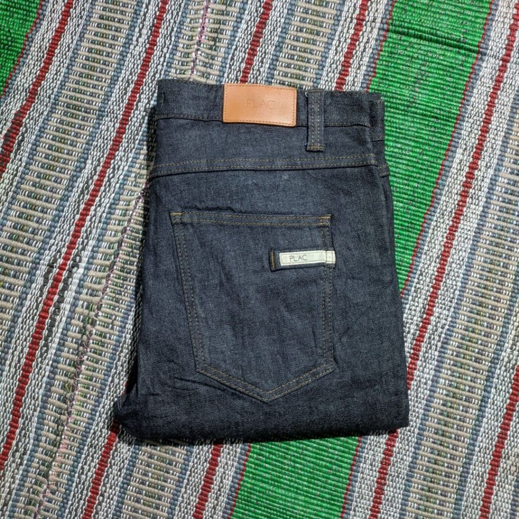 PLAC BERLIN Indigo Denim Jeans - Slim Straight (35) Like New