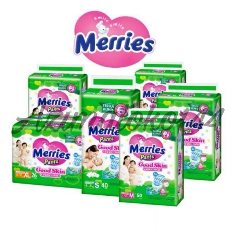 กางเกง Merries M48/L42/XL38