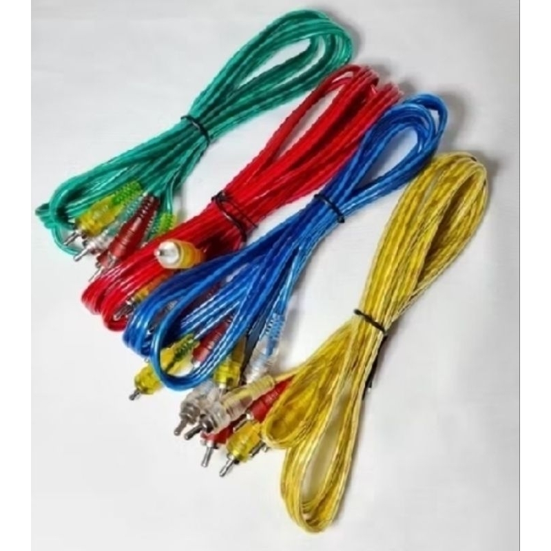 3R3 3RCA 1.5m สาย RCA โปร่งใส ราคาต่อสาย