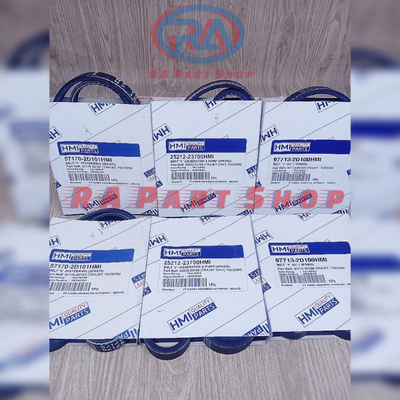 เข็มขัด Van Hyundai Trajet CVVT Tucson Kia Sportage 2 4pk 890 4pk 855 3pk 675