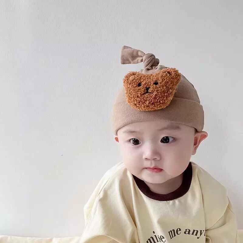 Beannie Hat Bear หมวกเด็กแรกเกิด Cute Cool Material | หมวกบีนนี่เด็ก