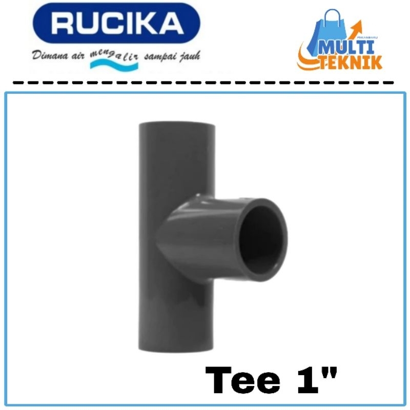 RUCIKA ข้อต่อท่อ PVC Tee AW 1" Tee AW 1 นิ้ว