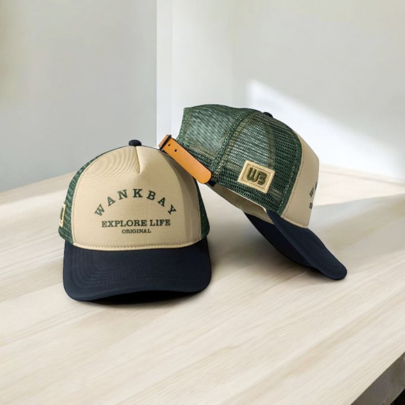 Wankbay หมวก Trucker Tuil Distro Natural Hessian