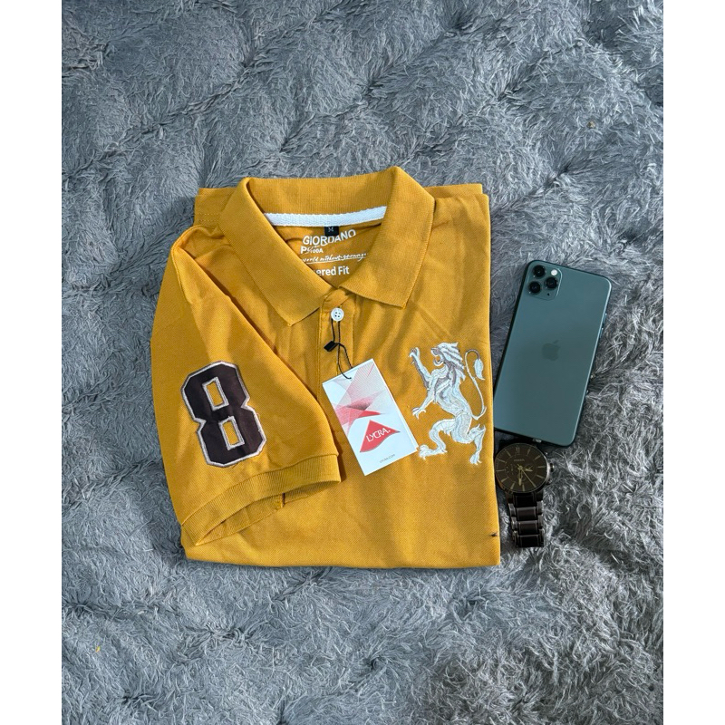 เสื้อยืด GIORDANO COLLAR