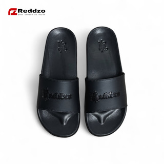 Reddzo Sandal Slop Pria Anti Slip Fullblack Slipper