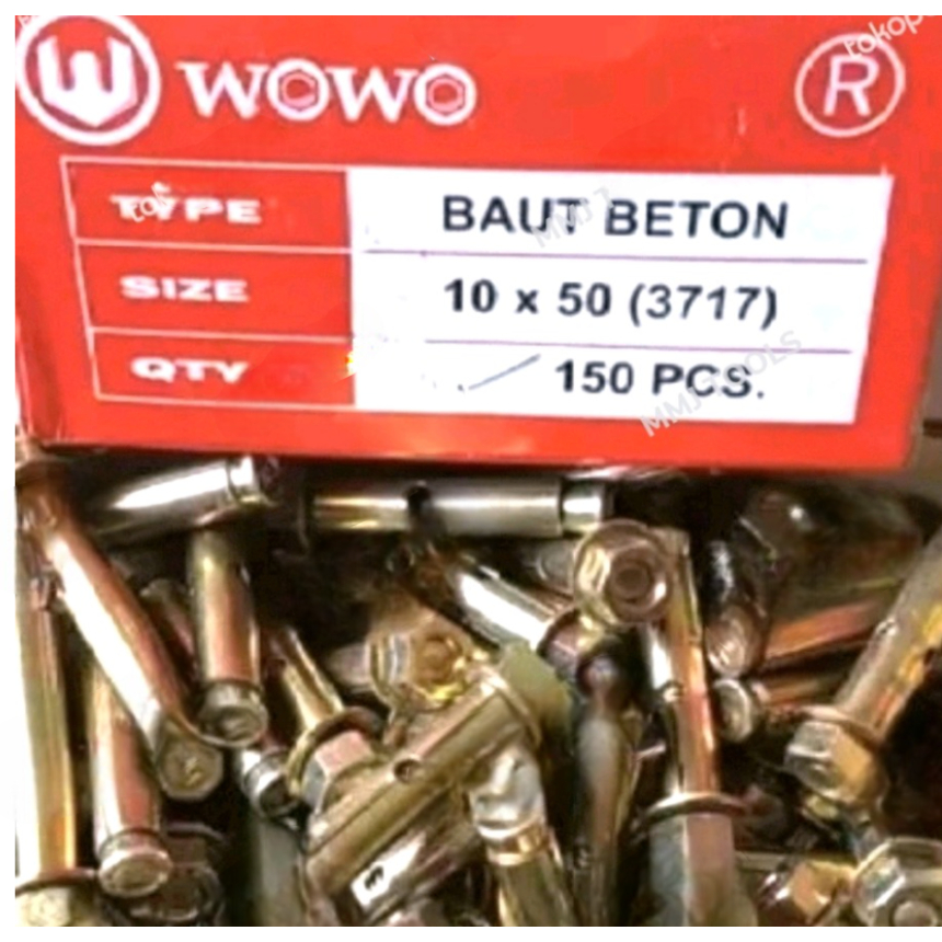 Dinabolt WOWO 1050 (3717) - น็อตคอนกรีต WOWO - ชาวประมงคอนกรีต WOWO