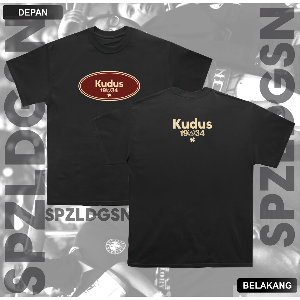 เสื้อยืด KATUN Kudus 1934 เสื้อยืด Kudus Supporter 1934 knitto cotton