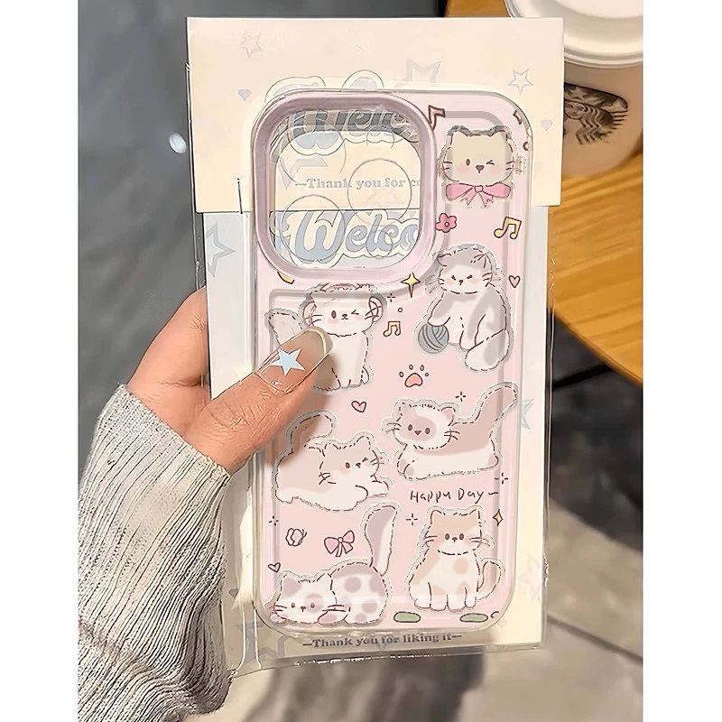 Cat Romance Music Sweet Soft Case Hp Infinix Smart 9 8 Pro Note 40 Pro Plus 5G Hot 50I 40I 50 Pro Pl