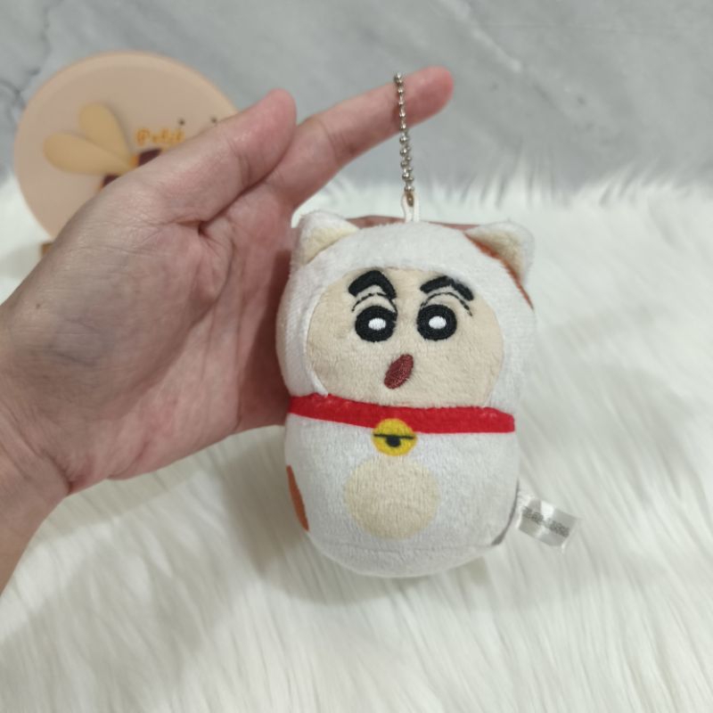 Bagcharm Keychain Crayon Shinchan Original Cat Costume