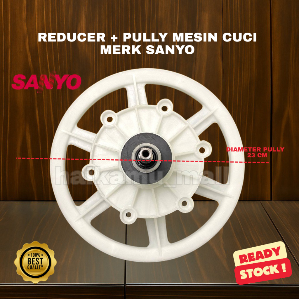 MESIN REDUCER / SMALL GEARBOX & PULLY สําหรับ SANYO WASHING MACHINE – แพ็คเกจสมบูรณ์สําหรับ 2 TUBS 6