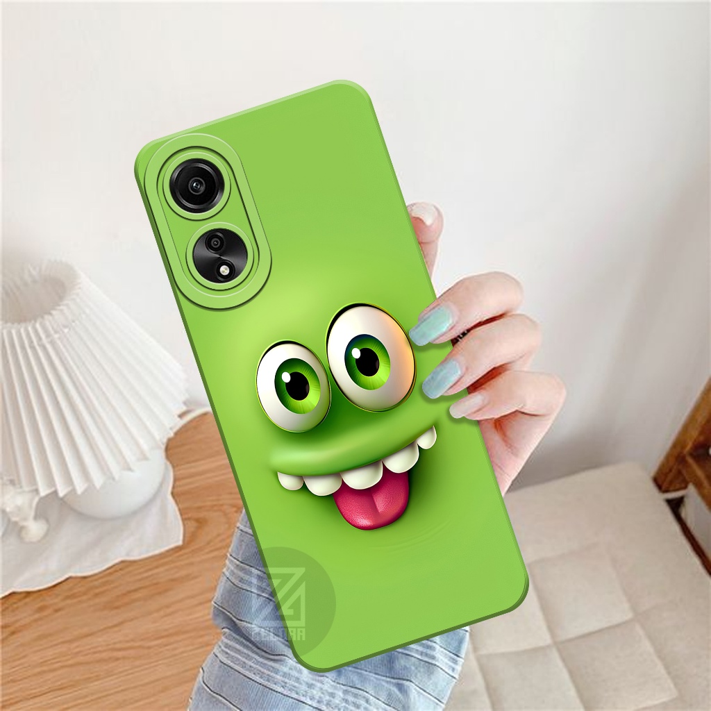 เคส HP Oppo A78 4G 2023 - เคสแฟชั่นการ์ตูน - ZELORA - Oppo A78 4G Softcase - เคส Oppo A78 4G - เคส O