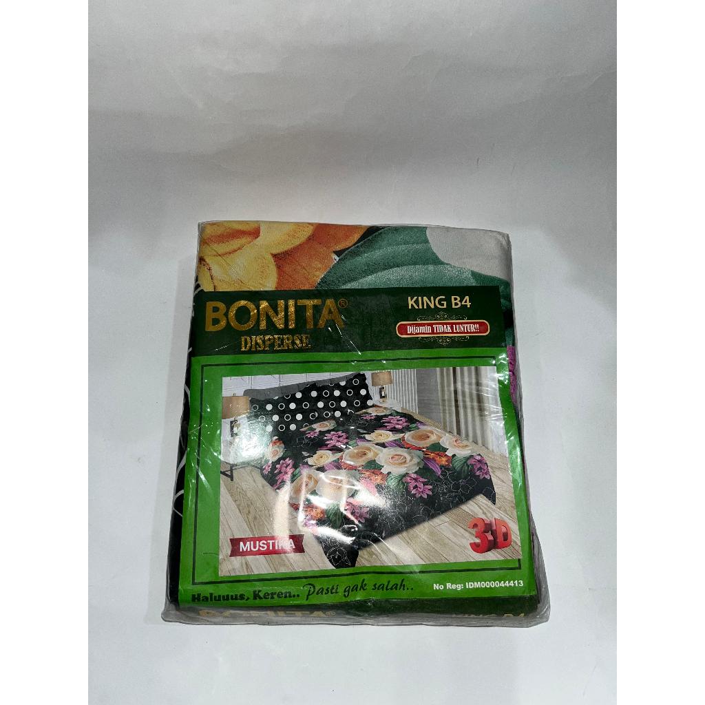 ผ้าปูที่นอน Bonita King B4 Sandra (180x200) – หมอน 4 ใบ 2 หมอนข้าง